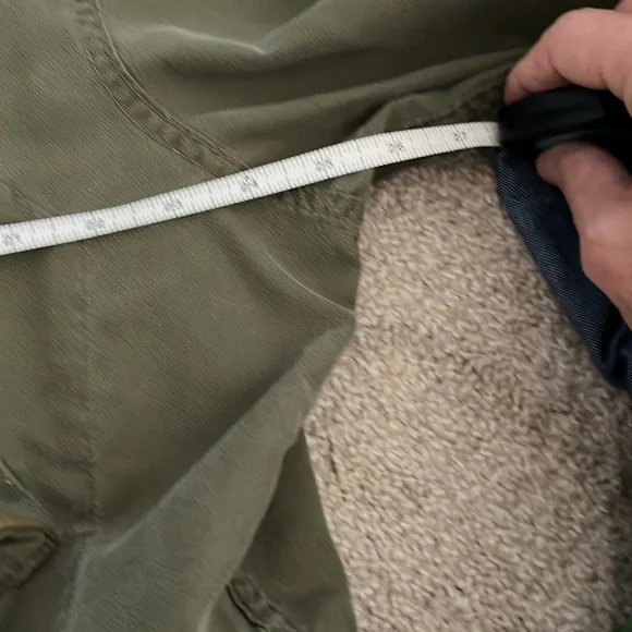 Gorgeous army jacket with patches and grommets and detail galore! Lots Pockets